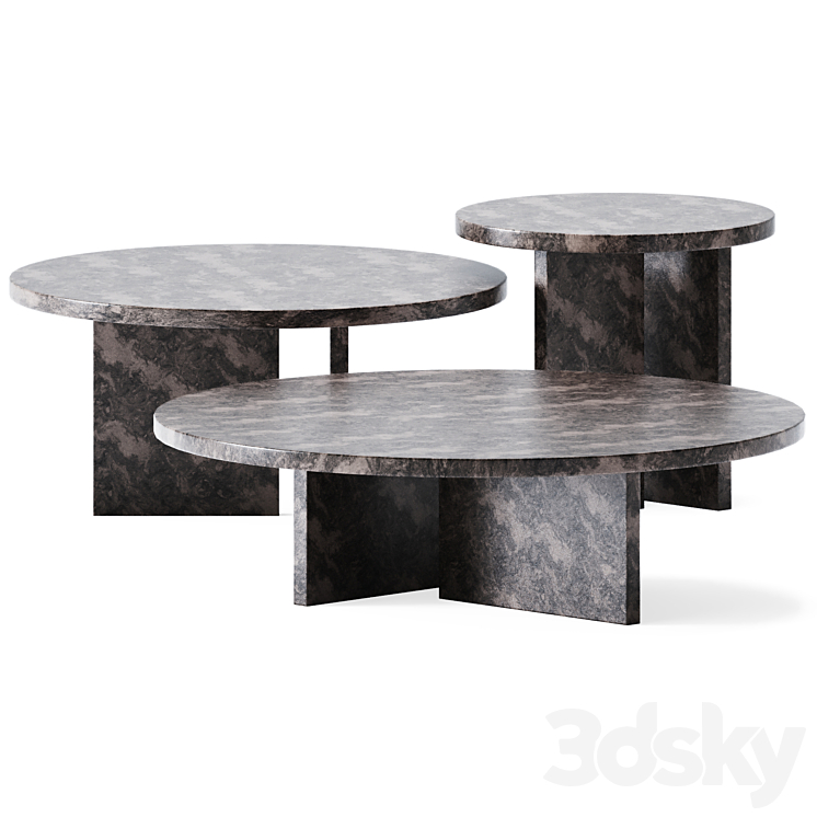 Coffee Table Tebe by Baxter 3DS Max - thumbnail 2