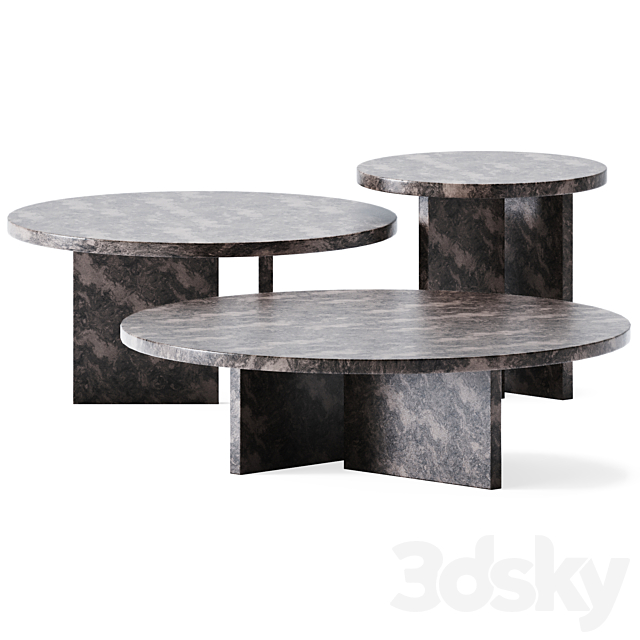 Coffee Table Tebe by Baxter 3DSMax File - thumbnail 2