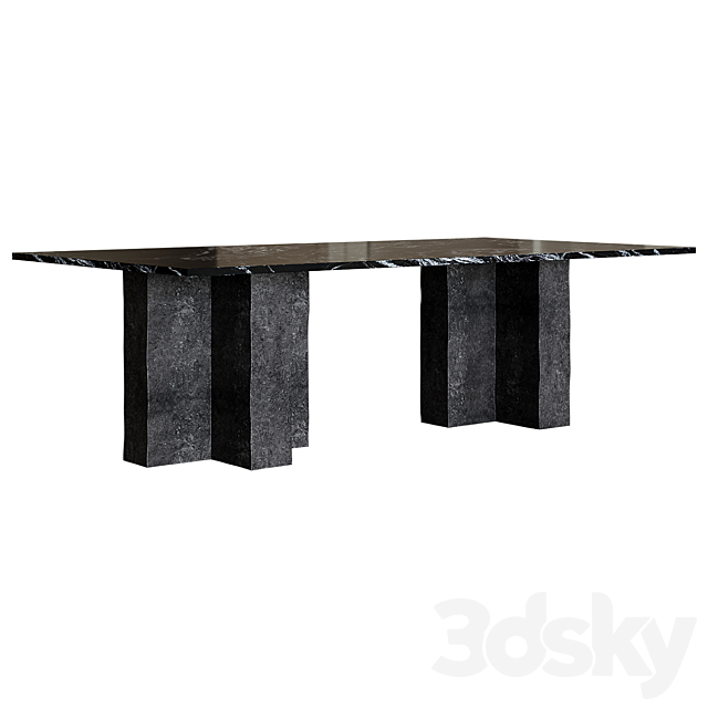 Coffee table Terrell Table 3ds Max - thumbnail 1