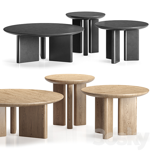 Coffee table The Morro Tables 3ds Max - thumbnail 1