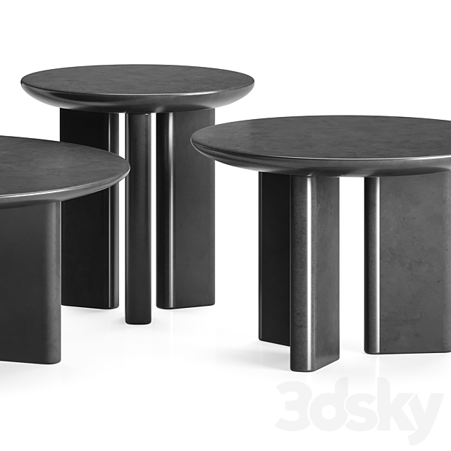 Coffee table The Morro Tables 3ds Max - thumbnail 3