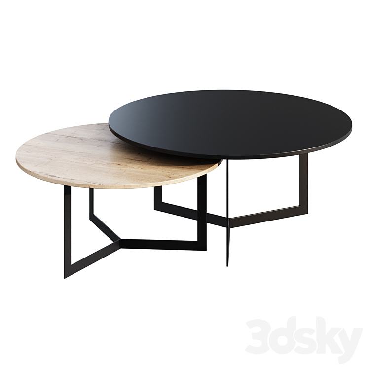 COFFEE TABLE TREKU KABI COFFEE TABLE 3DS Max Model - thumbnail 1