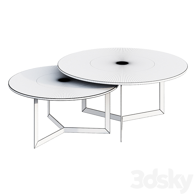 COFFEE TABLE TREKU KABI COFFEE TABLE 3DS Max Model - thumbnail 2