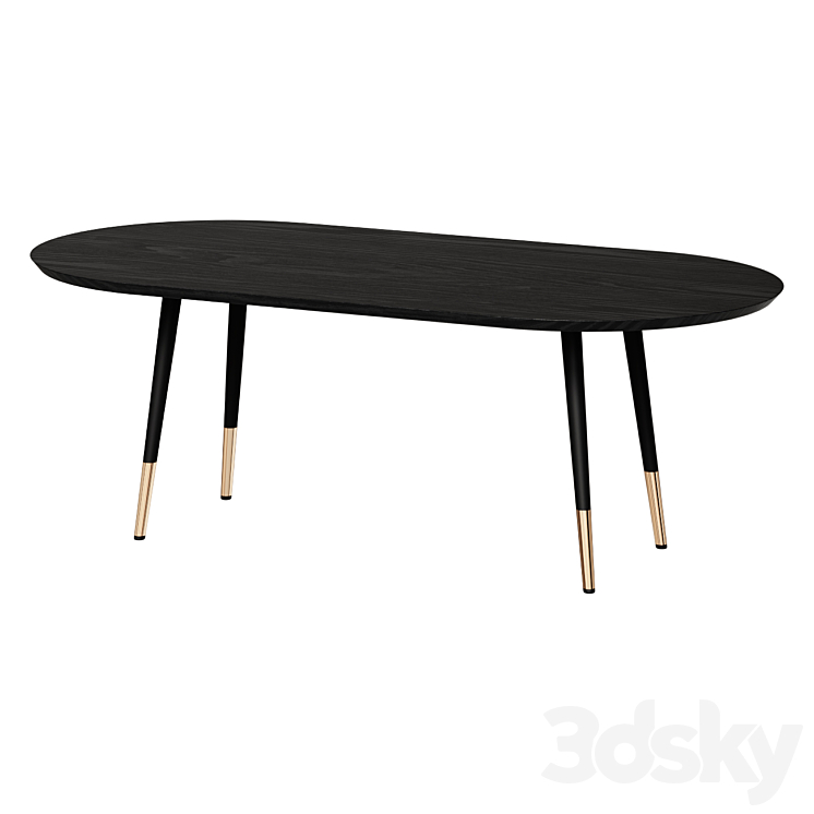 “Coffee table Vigor 47″” Oval Coffee Table coffee table” 3DS Max Model - thumbnail 1