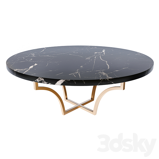 Coffee table Volta LiberStone 3DSMax File - thumbnail 1