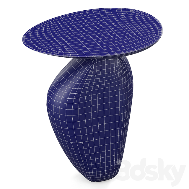 Coffee table Wabi Corner Design 3DS Max Model - thumbnail 3