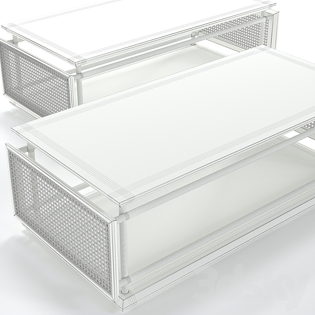 Coffee table Wiener Box 3DSMax File - thumbnail 3