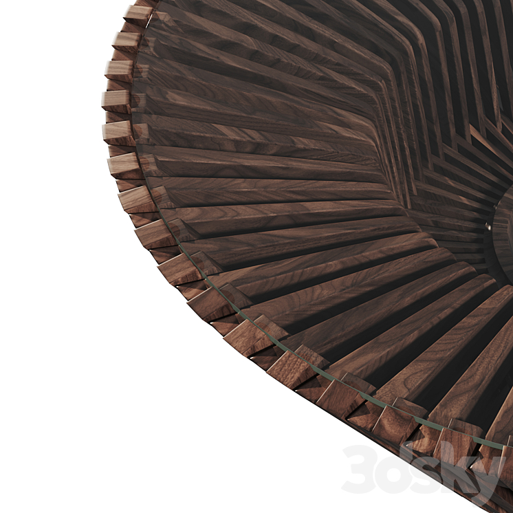 coffee table YIN & YANG table from Riva1920 3DS Max - thumbnail 2