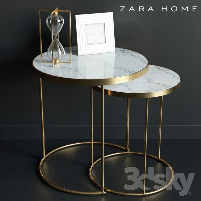 Coffee table ZARA home 3DS Max - thumbnail 3