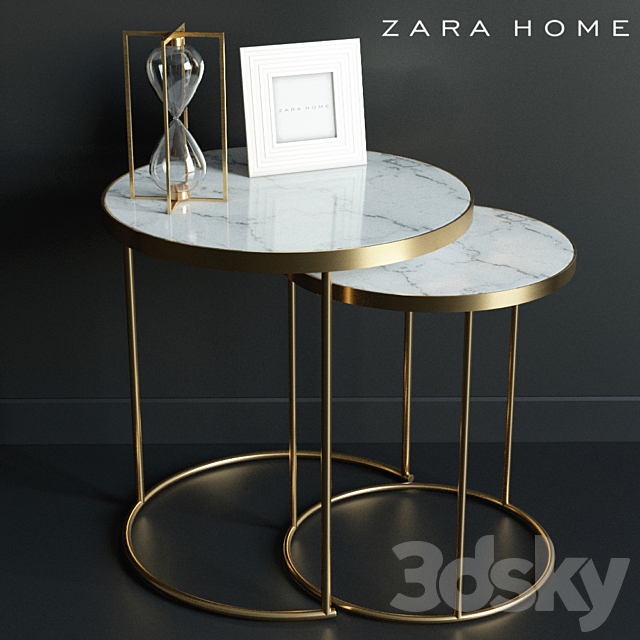 Coffee table ZARA home 3DSMax File - thumbnail 1