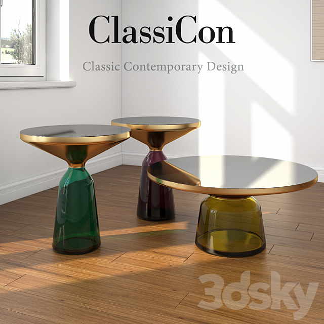 Coffee tables Bell Classicon 3DSMax File - thumbnail 1