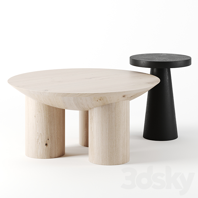 Coffee tables by Crate and Barrel 3DSMax File - thumbnail 1