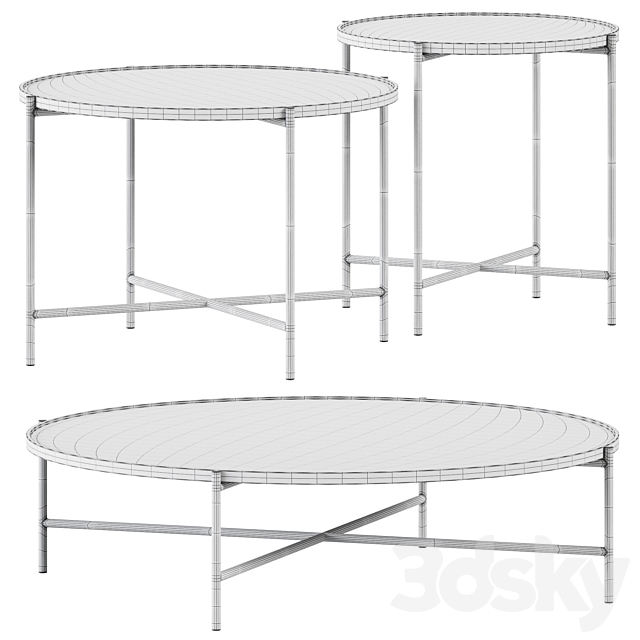 Coffee Tables Dolly by Estel Group 3DSMax File - thumbnail 2