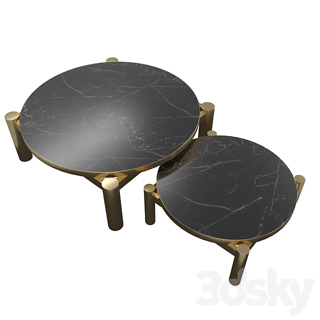 Coffee Tables (Eichholtz) 3DSMax File - thumbnail 2