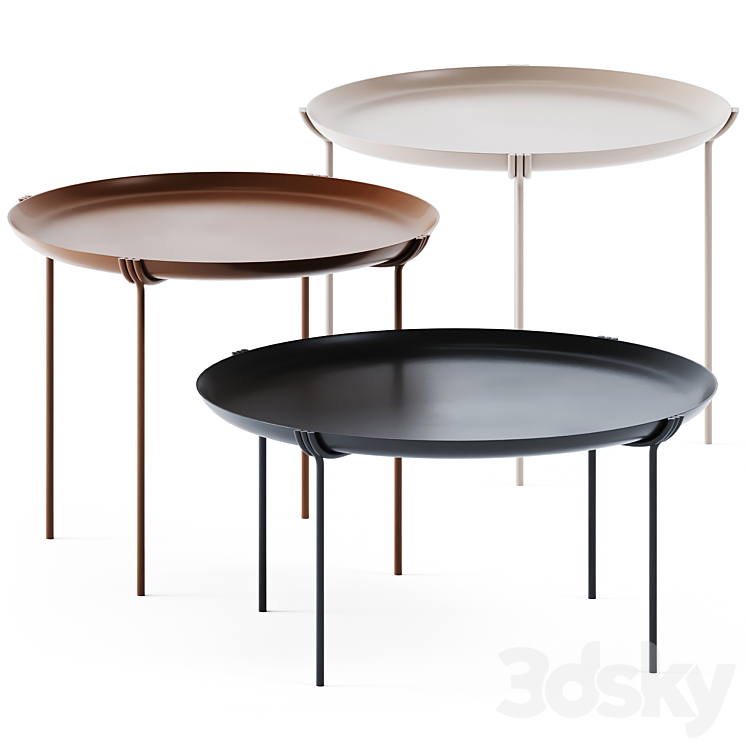 Coffee Tables Geo by Saba Italia 3DS Max - thumbnail 1