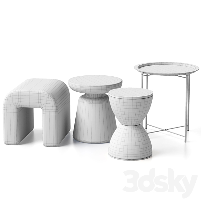 Coffee Tables Glad Tony Reparks Lily from Divan.ru 3DS Max Model - thumbnail 7