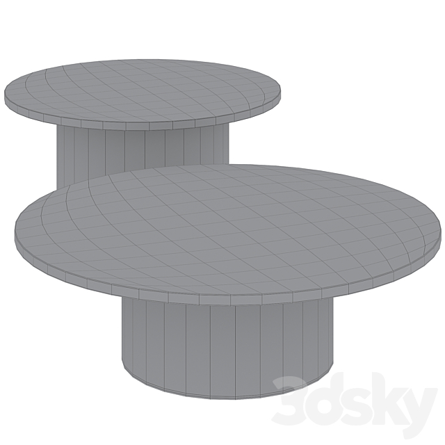 Coffee Tables HATWILD by Cazarina 3ds Max - thumbnail 3