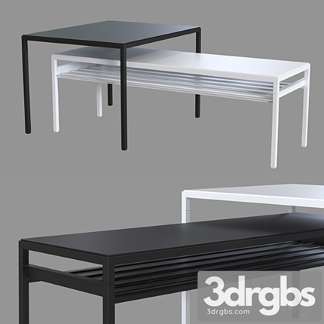 Coffee tables ikea nyboda. 2 3dsmax Download - thumbnail 1