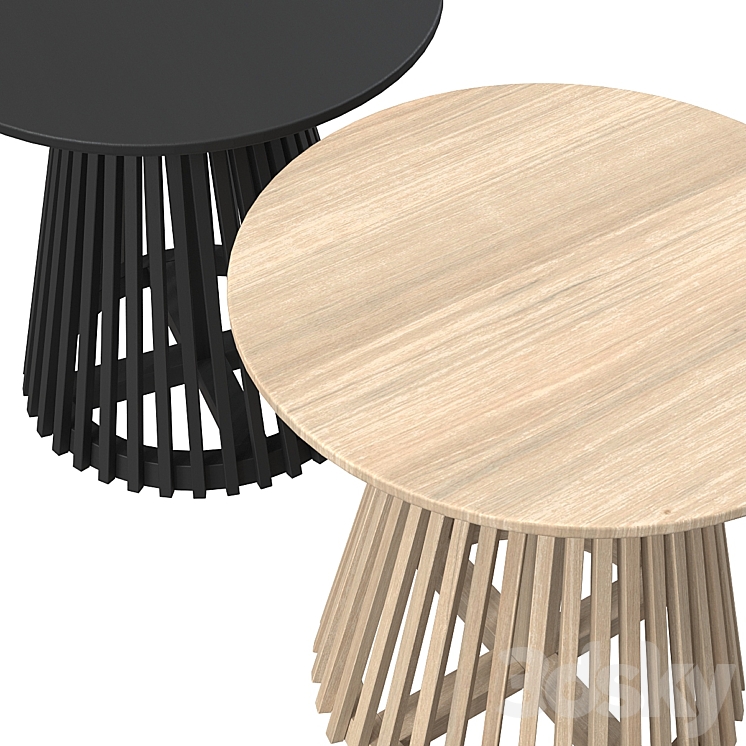 Coffee tables La Forma IRUNE 50. 3DS Max - thumbnail 2