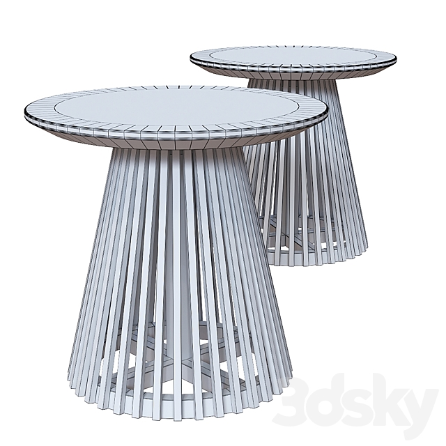 Coffee tables La Forma IRUNE 50. 3DSMax File - thumbnail 3