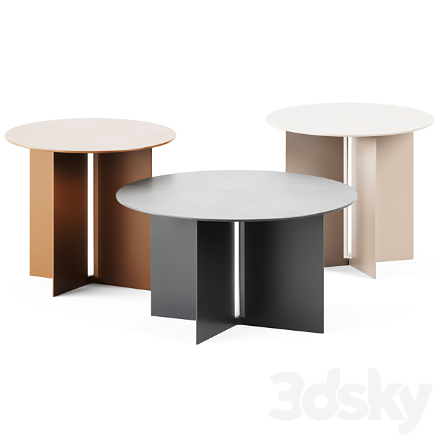 Coffee tables mers 3DSMax File - thumbnail 1