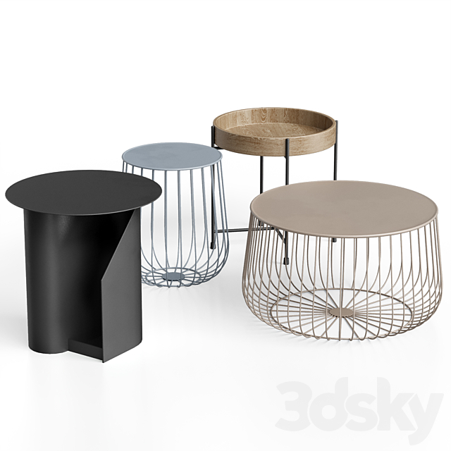 Coffee tables Noris Sketch Air-2 Air-1 from Divan.ru 3DS Max Model - thumbnail 5