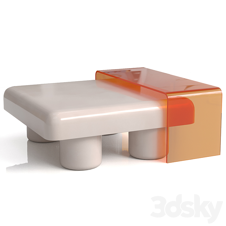 Coffee tables PELSON 3DS Max Model - thumbnail 3
