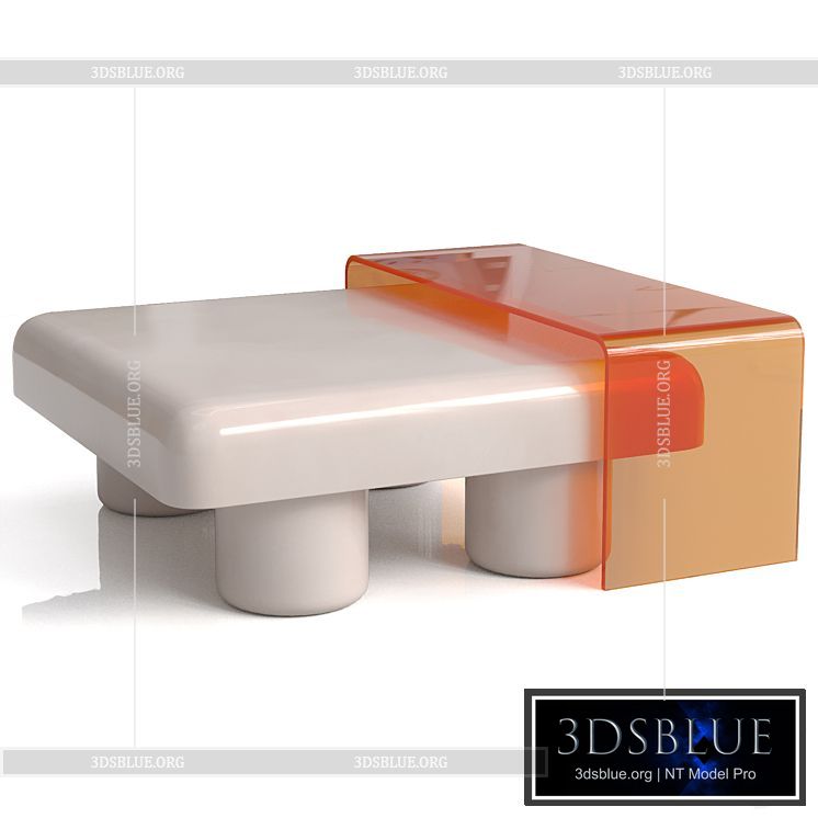 Coffee tables PELSON 3DS Max - thumbnail 3
