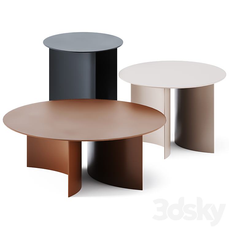 Coffee Tables Pierre by Flou 3DS Max - thumbnail 1