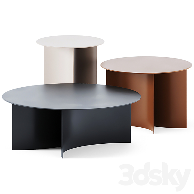 Coffee Tables Pierre by Flou 3DSMax File - thumbnail 2