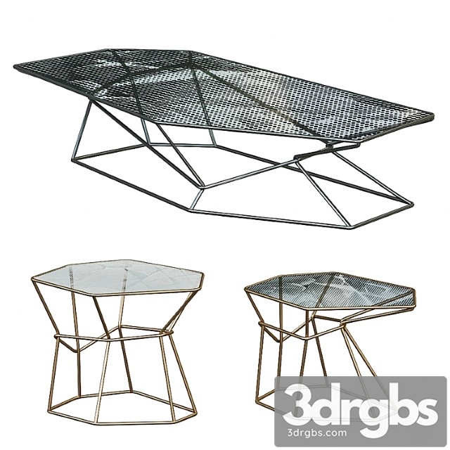 Coffee tables rebus by arketipo 2 3dsmax Download - thumbnail 1