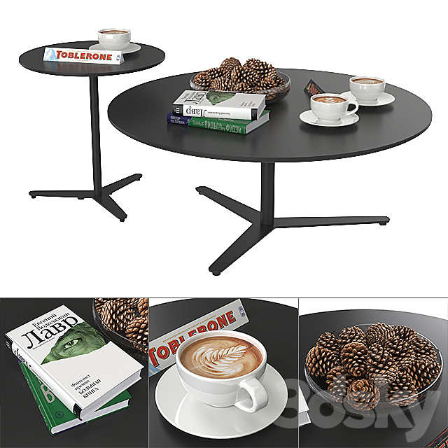 Coffee tables Signal Lecco. 3DSMax File - thumbnail 1