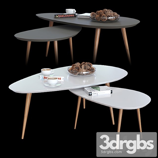 Coffee tables signal nolan b. 2 3dsmax Download - thumbnail 1