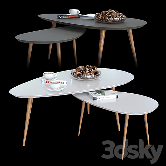 Coffee tables Signal Nolan B. 3DSMax File - thumbnail 1