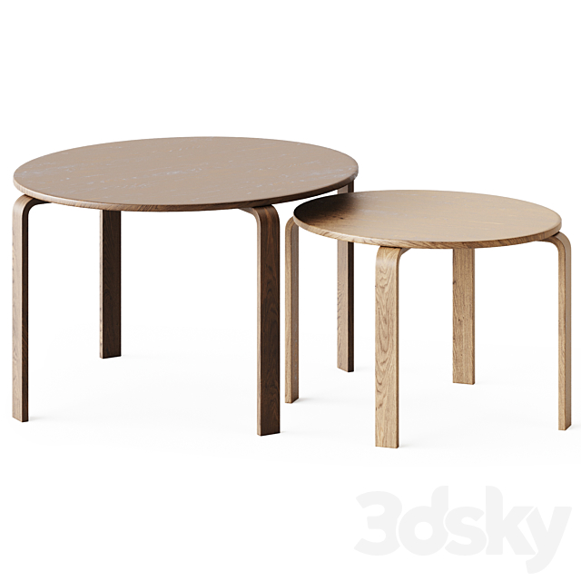 Coffee Tables Svalsta by Ikea 3DS Max Model - thumbnail 2