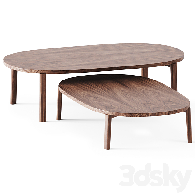 Coffee Tables Tavolino FLY-c 135 by Novamobili 3DS Max Model - thumbnail 2