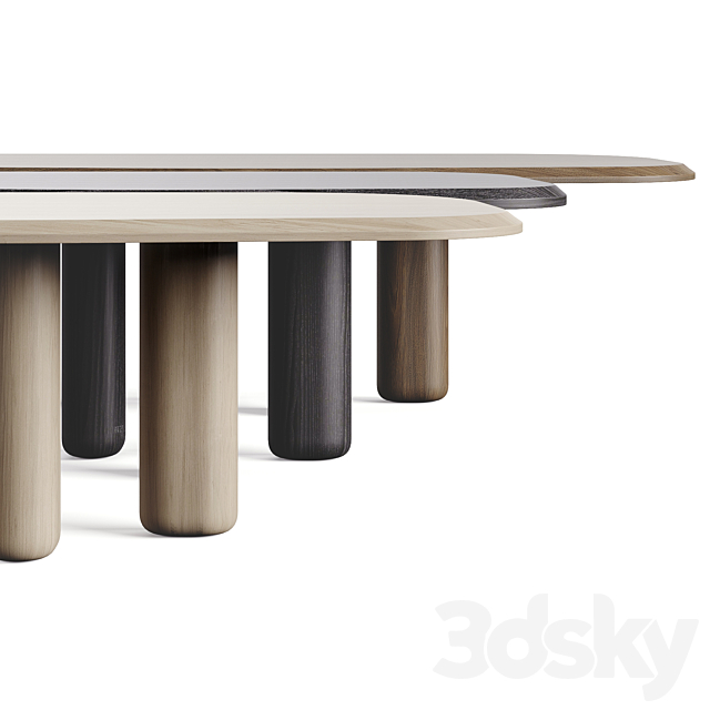 Collection Particulière ROUGH Dining Table 3ds Max - thumbnail 2