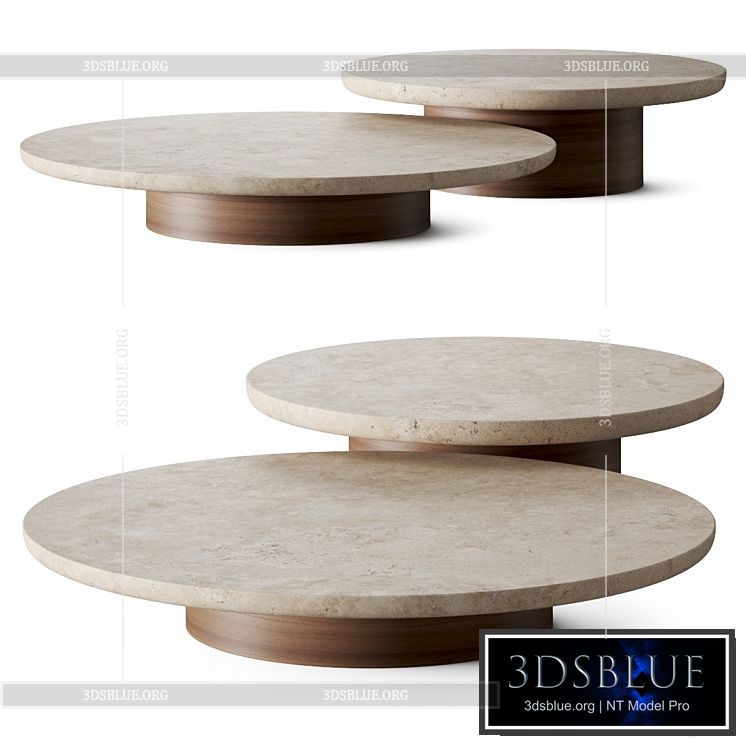 Collector Lessa Coffee Tables 3DS Max - thumbnail 3