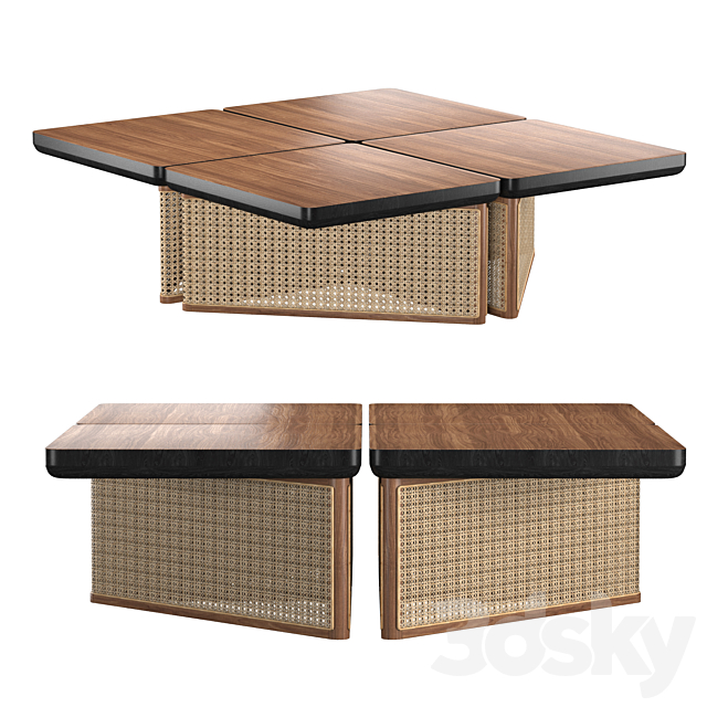 Colony Coffee Table 3DSMax File - thumbnail 1