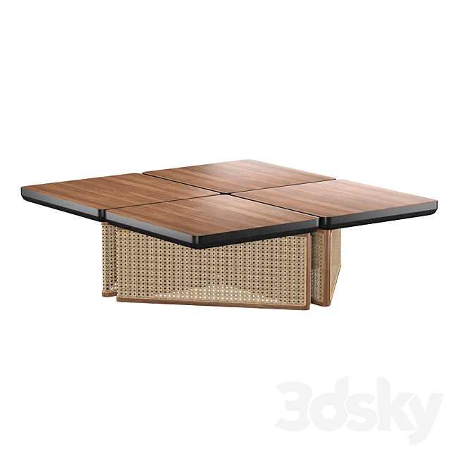 Colony Coffee Table 3DSMax File - thumbnail 2