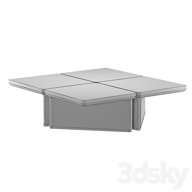 Colony Coffee Table 3DSMax File - thumbnail 4