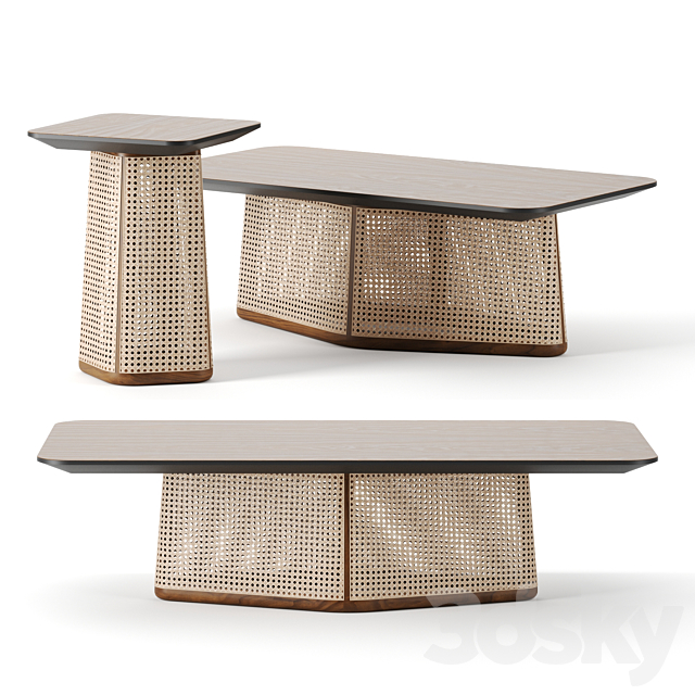 Colony coffee tables by Miniforms 3DSMax File - thumbnail 1