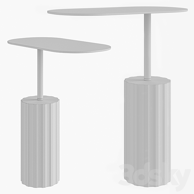 Column Side Table by Aparentment 3DS Max Model - thumbnail 2