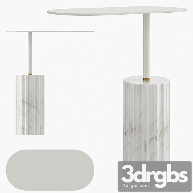 Column Side Table by Aparentment 3dsmax Download - thumbnail 1