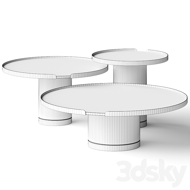 Como Furniture Victoria Coffee Tables 3DSMax File - thumbnail 2