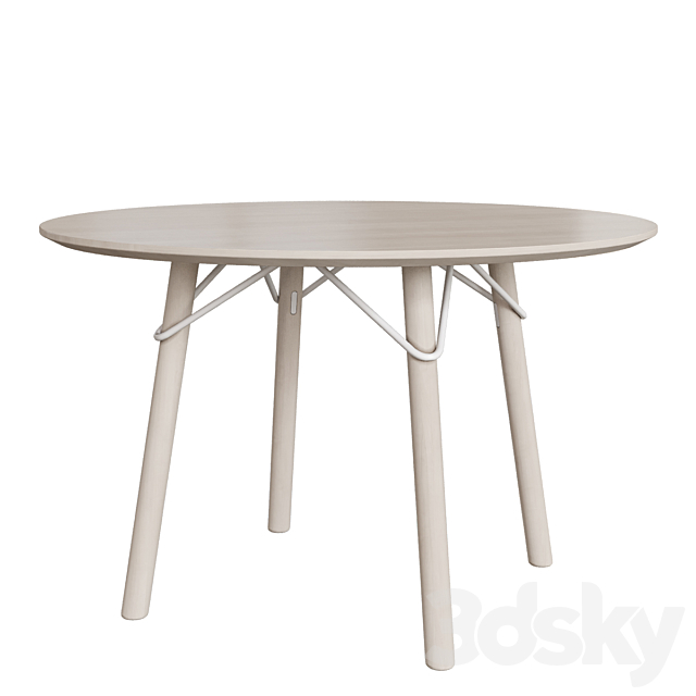 Connubia CB4807-FD120 Tria Dining Table 3DSMax File - thumbnail 1