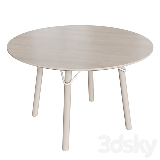 Connubia CB4807-FD120 Tria Dining Table 3DSMax File - thumbnail 4