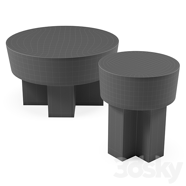 Constantin table by Joris Poggioli 3dsMax Model - thumbnail 4