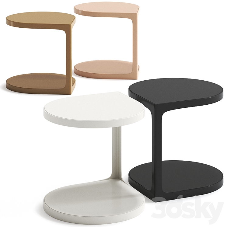 Coot by Tacchini Side Table 3DS Max - thumbnail 1