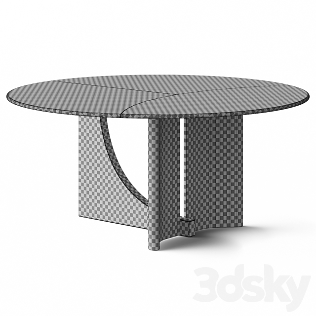 Cornelio Cappellini Hessentia Spinnaker Dining Table 3DSMax File - thumbnail 3